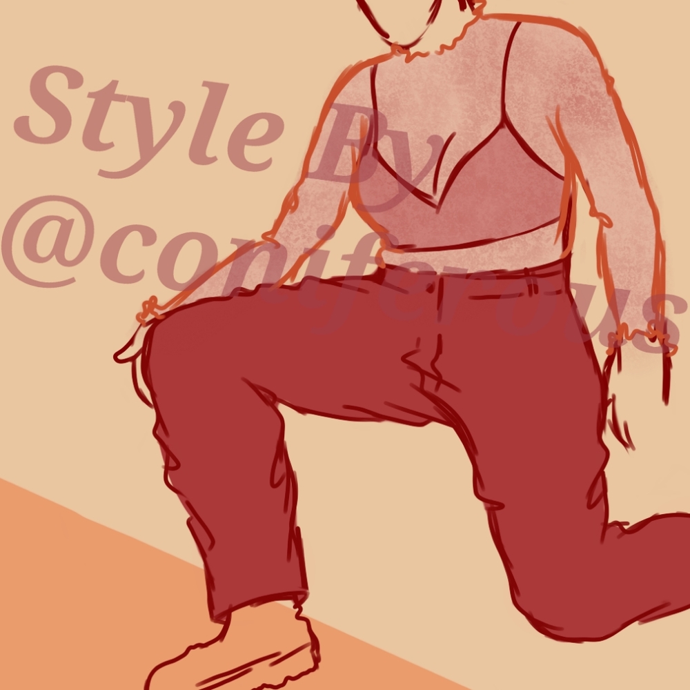 Vintage Style Red Camel Jeans- High Rise